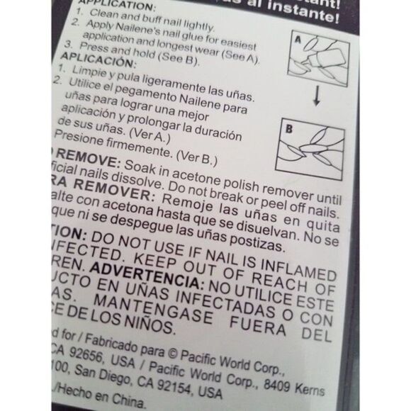 Artificial Nails by Nailene #21101 Nude & Argyle Pattern Tip 24 Nails - Picture 4 of 5